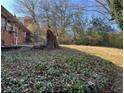 Large backyard with mature trees and ground cover at 2958 Valley Ridge Dr, Decatur, GA 30032