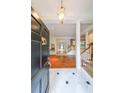 Elegant entryway with marble floors and hardwood floors at 1005 Lenox Valley Ne Dr, Atlanta, GA 30324