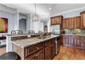 Spacious kitchen with granite countertops and wood cabinets at 3122 Turman Cir, Decatur, GA 30033