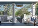 Inviting front porch with wooden rocking chair at 841 United Se Ave, Atlanta, GA 30312