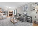 Spacious living room with fireplace and hardwood floors at 841 United Se Ave, Atlanta, GA 30312