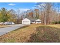 House with a long driveway and a large yard at 6045 Mockingbird Rd, Cumming, GA 30028