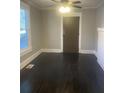 Living room with hardwood floors and fireplace at 346 Tazor St, Atlanta, GA 30314