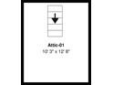 Floor plan of attic showing dimensions at 2222 Mcafee Rd, Decatur, GA 30032