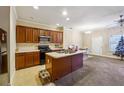 Spacious kitchen with island and modern appliances at 2916 Hillside Pl, Decatur, GA 30034