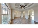 Bright dining area with hardwood floors and an open concept design at 2548 Bellview Nw Ave, Atlanta, GA 30318