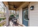 Inviting front porch with seating area and wooden floors at 288 Sampson Ne St # 6A, Atlanta, GA 30312