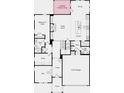 Open floor plan with 5 bedrooms, a study, and covered outdoor living at 1446 Auburn Glen Rd, Dacula, GA 30019