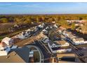 Aerial view of a new home community with various architectural styles at 29 Hydrangea Unit 72 Way, Auburn, GA 30011