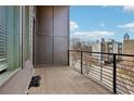 Private balcony with city views at 457 Parkway Ne Dr, Atlanta, GA 30308