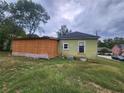 Unfinished addition to the rear of a green house at 1777 Yellow Nw St, Conyers, GA 30012