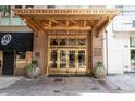 Elegant building entrance with gold accents at 32 Peachtree Nw St # 804, Atlanta, GA 30303