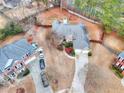 Aerial view showcasing home's location in a residential neighborhood at 40 Sweet Cane Ct, Grayson, GA 30017