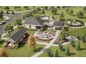 Community features a firepit, grilling stations, playground and water features at 2092 Moss Hill Rd, Stone Mountain, GA 30088