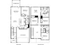 Detailed floor plan showcasing the layout of the two-story home at 701 Lily Blossom Path Path, Lawrenceville, GA 30045
