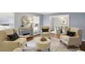 Spacious living room with hardwood floors and neutral decor at 2947 Dunnington Cir, Chamblee, GA 30341