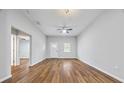 Bright living area with hardwood floors and neutral walls at 452 Lindsay Nw St, Atlanta, GA 30314