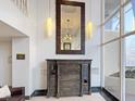 Lobby with large mirror and elegant chandelier at 2479 Peachtree Ne Rd # 802, Atlanta, GA 30305