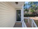 Front door entryway with a welcome mat at 366 Oak Harbor Trl, Marietta, GA 30066