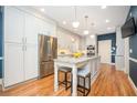 Modern kitchen with stainless steel appliances and granite countertops at 10 Ivy Chase Ne, Atlanta, GA 30342