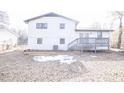 Spacious backyard with a deck and plenty of space for outdoor activities at 2688 Heritage Ln, Morrow, GA 30260