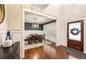 Bright and spacious entryway with hardwood floors, leading to a formal dining area at 1849 8Th St, Atlanta, GA 30341