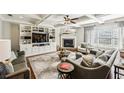 Cozy Gathering room with fireplace, built-in shelving, and comfortable seating at 1849 8Th St, Atlanta, GA 30341