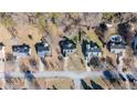 Bird's-eye view of a residential neighborhood at 540 Flint Ridge Ct, Jonesboro, GA 30238