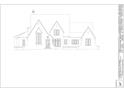 Architectural drawing of a charming two-story home at 106 Laurel Brook Ln, Canton, GA 30115