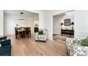 Light-filled dining area with hardwood floors and elegant furnishings at 2024 Gramercy Cir, Atlanta, GA 30341