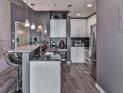 Modern kitchen with stainless steel appliances and granite countertops at 361 17Th Nw St # 1121, Atlanta, GA 30363