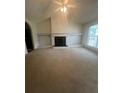 Spacious living room features a fireplace and ample natural light at 3745 Hudson Ct, Rex, GA 30273