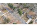 Aerial view showing the house and surrounding landscape at 4239 Canby Ln, Decatur, GA 30035