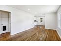 Bright living room with hardwood floors and an open floor plan at 1709 Valencia Rd, Decatur, GA 30032