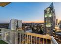 Private balcony offering stunning city and sunset views at 3324 Peachtree Ne Rd # 1114, Atlanta, GA 30326