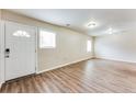Spacious living room with hardwood floors and neutral walls at 2600 Nw Baker Rd, Atlanta, GA 30318