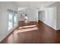 Open layout between living area and kitchen, natural light and modern features at 2268 Turtle Club Ne Dr, Marietta, GA 30066