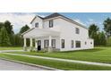 Two-story farmhouse with white siding, black windows, and a stone facade at 614 Charlotte Nw Pl, Atlanta, GA 30318