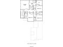 Second floor plan features an owner's suite and three additional bedrooms at 11335 Bennett Ln, Johns Creek, GA 30097