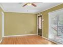 Bright living room with hardwood floors and neutral walls at 2289 Montrose Dr, East Point, GA 30344