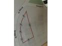 Irregularly shaped lot, dimensions shown on map at 1914 Bragg St, Brookhaven, GA 30341