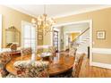 Formal dining room with view of the entryway at 63 Habersham Cove Nw Ln, Atlanta, GA 30305