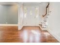 Bright entryway with hardwood floors and a staircase at 1883 Acuba Ln, Atlanta, GA 30345