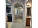 View down a hallway showcasing living room and bathroom at 2025 Austin Park Cir, Decatur, GA 30032