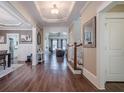 Bright and spacious entryway with hardwood floors and views to the living room at 4824 Archer Pl, Acworth, GA 30101