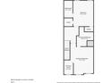 Second floor plan featuring primary bedroom and additional bedroom at 2858 Vining Ridge Ter, Decatur, GA 30034