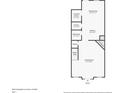 First floor plan showcasing living room, kitchen, and dining area at 2858 Vining Ridge Ter, Decatur, GA 30034