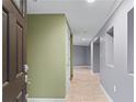 Inviting entryway with light green walls and tile floors at 2038 Clairmont Ne Ter, Atlanta, GA 30345