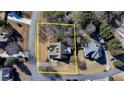 Bird's eye view of house and surrounding area at 4065 Delamar Dr, Cumming, GA 30041