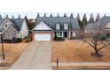 Two-story house with a driveway and yard, viewed from above at 23 Spring Folly Nw, Cartersville, GA 30121